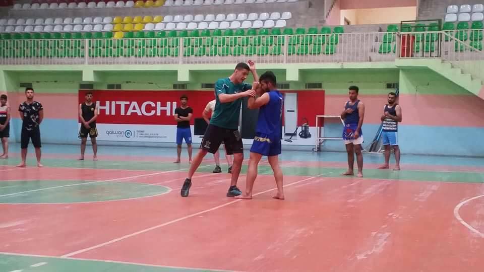 Kurdish fighter Ali Qaradaghy leads training workshops for Muay Thai and kickboxing in the Kurdistan Region. (Photo: Facebook/Ali Qaradaghy)