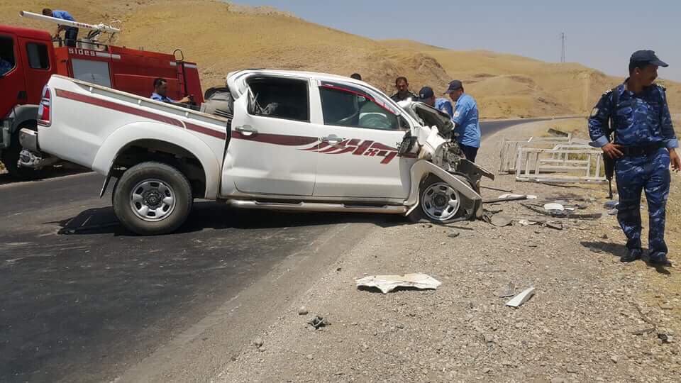 لە رووداوێكی ھاتووچۆدا سێ كەس گیانیان لەدەستدا