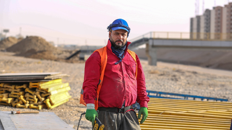 Khalid Ahmedi, from Syrian Kurdistan, welcomes the opportunity to work. (Photo: Shvan Harki/Kurdistan 24)