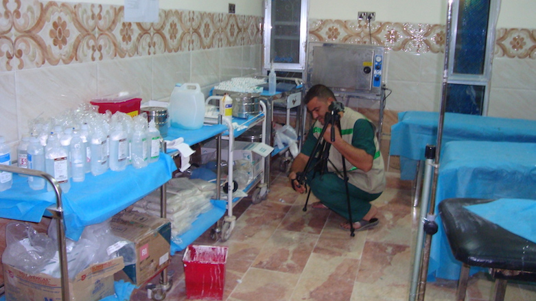 Nori Sharif, the film's central character, worked as a medic at the Jalawla Medical Center before it was overrun by the Islamic State. (Photo: Nori Sharif)