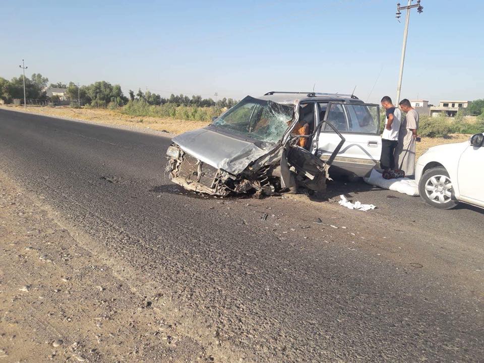 لە رووداوێكی ھاتووچۆدا دوو كەس برینداربوون