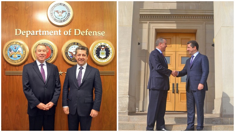 Masrour Barzani, Chancellor of the Kurdistan Region Security Council (KRSC), met with John Rood, Under Secretary of Defense for Policy, in Washington DC on Aug. 17, 2018.