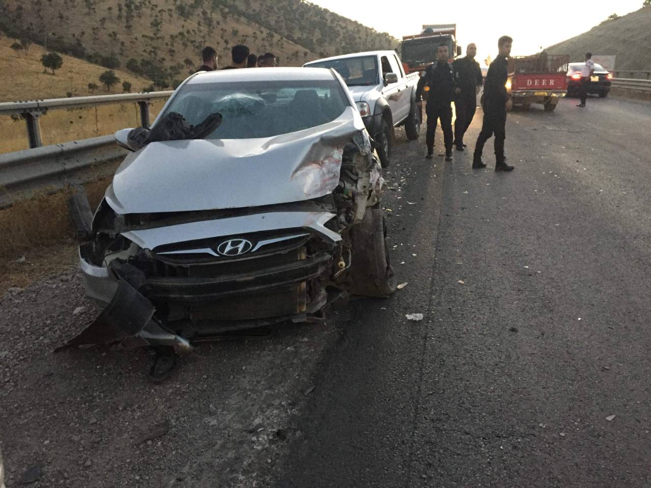 لە رووداوێكی ھاتووچۆدا 6 كەس برینداربوون