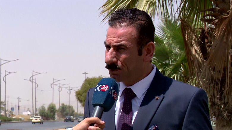 Amir Khwakaram, former mayor of Daquq District who is also a member of the Patriotic Union of Kurdistan (PUK), Aug. 19, 2018. (Photo: Kurdistan 24)