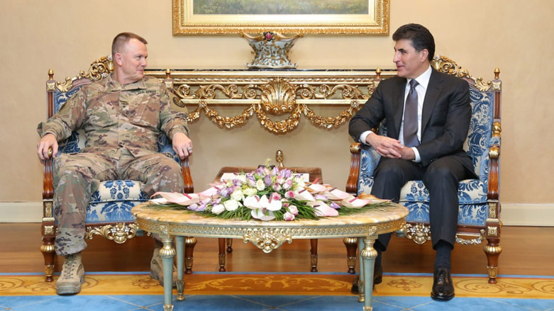 A US military delegation meets with the Prime Minister of the Kurdistan Region Nechirvan Barzani in Erbil, Sep. 11, 2018. (Photo: KRG)