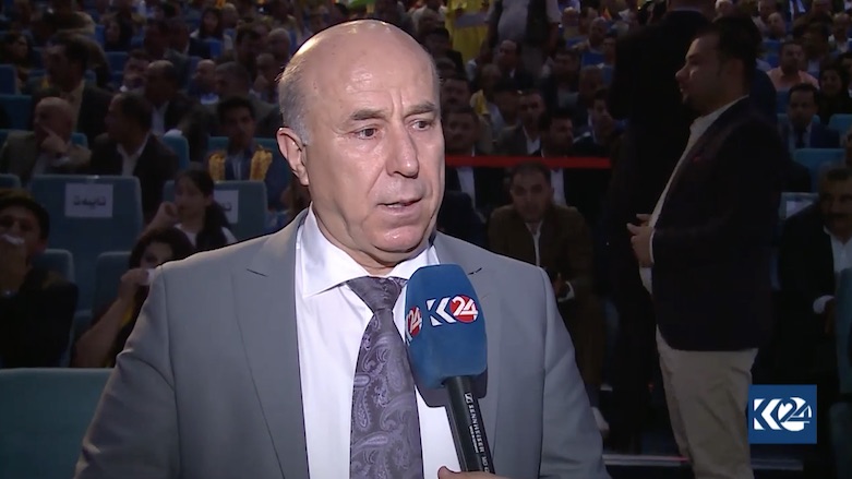 Erbil governor Nawzad Hadi told Kurdistan 24 reports of the Franso Hariri Stadium's sale were rumors, Sept. 11, 2018. (Photo: Kurdistan 24)