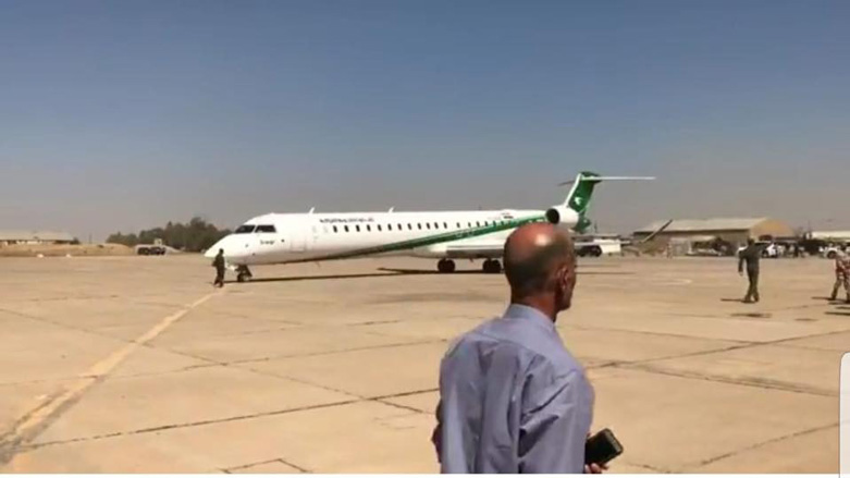 First commercial airline lands plane in Kirkuk airport, Sep. 30. 2018. (Photo: Social Media)