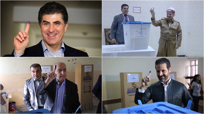 كان الزعماء الكورد ومعارضوهم من المشاركين في الانتخابات (صورة: كوردستان 24)