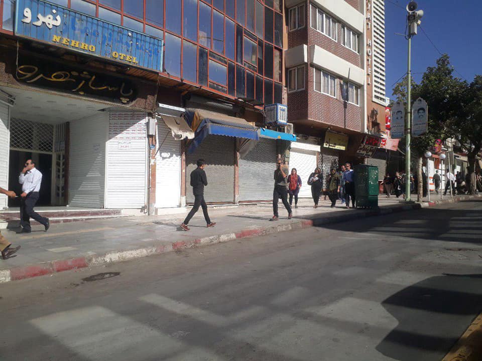 رۆژھەڵاتی كوردستان بە مانگرتن وەڵامی مووشەكەكان دەداتەوە