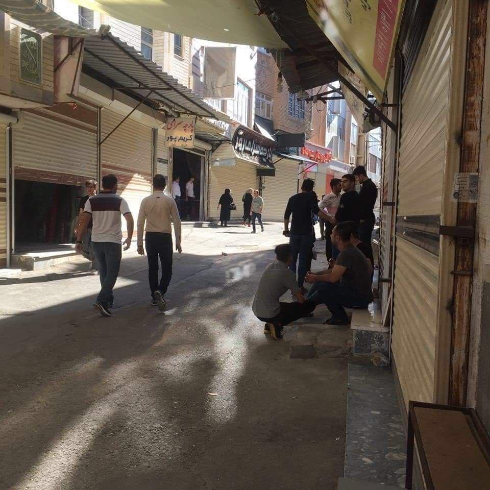 رۆژھەڵاتی كوردستان بە مانگرتن وەڵامی مووشەكەكان دەداتەوە