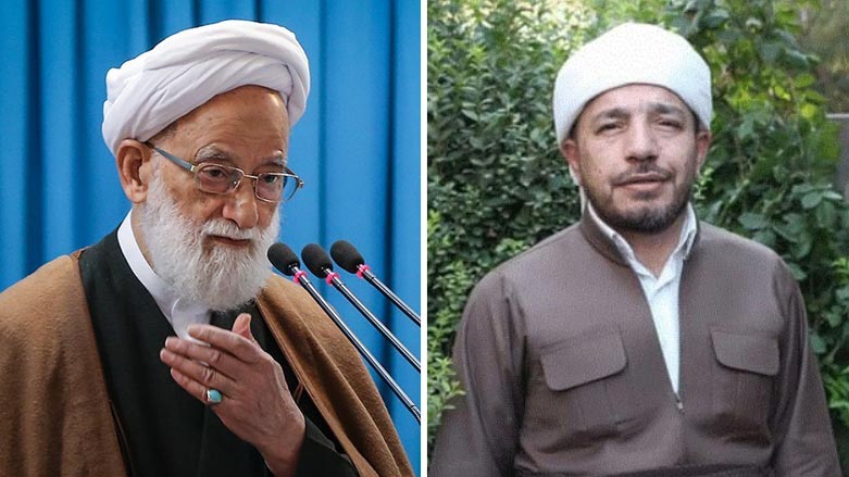 دکتر عبدالله ویسی رئیس اتحادیه علمای اسلامی کردستان و محمد امامی کاشانی امام جمعه موقت تهران