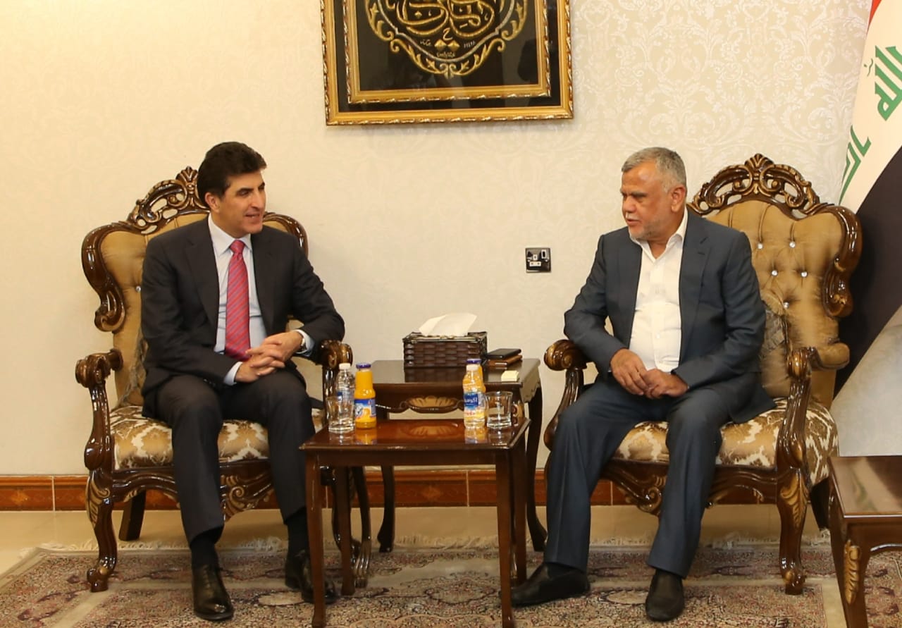 Serokwezîrê Herêma Kurdistanê û Serokê Lîsta Fetih Hadî Amirî