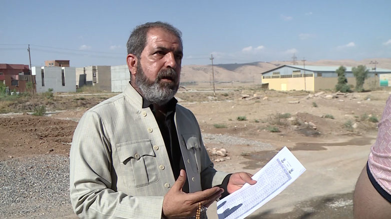 Irfan Sheikh Sadraddin, the representative of the families of missing Peshmerga, Sep. 9, 2018. (Photo: Kurdistan 24)