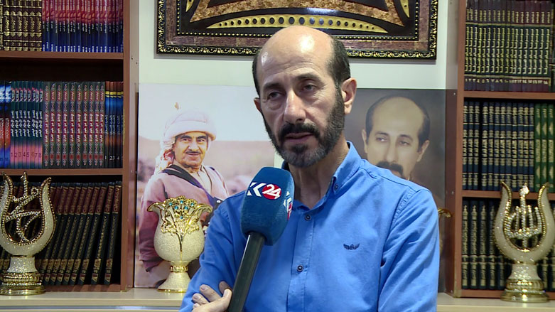 Nurelddin Ahmed, the father of a Peshmerga fighter who has been missing for the past few years, Sep. 9, 2018. (Photo: Kurdistan 24)