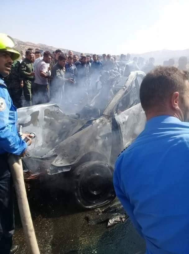 لە رووداوێكی ھاتووچۆدا چوار كەس گیانیان لەدەستدا