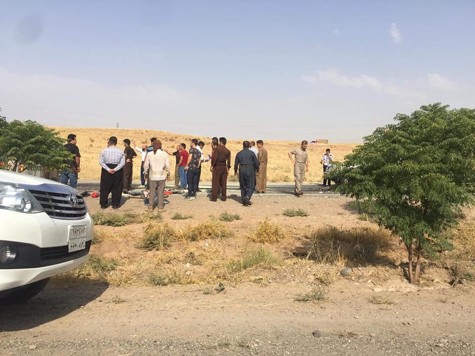 لە رووداوێكی ھاتووچۆدا 4 كەس گیانیان لەدەستدا