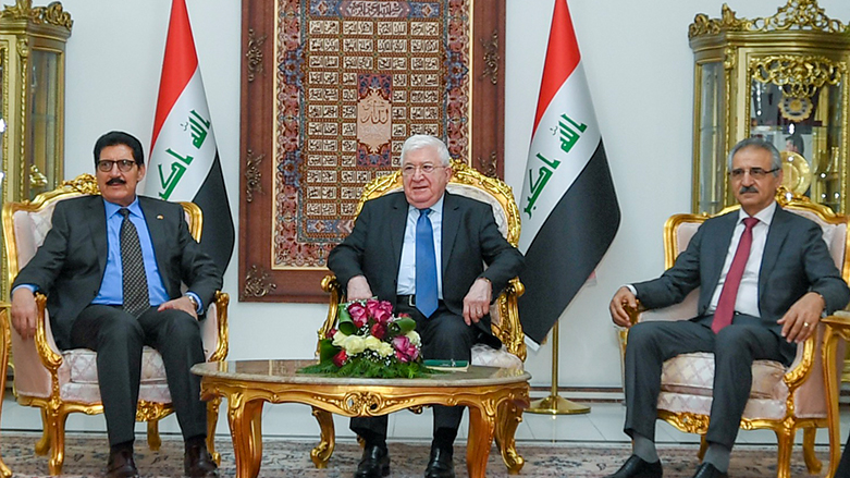 معصوم يلتقي بالوفد الكوردي في بغداد