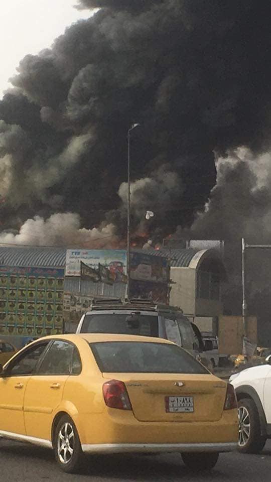 بغداد تصحو على حريق.. والنيران تلتهم 