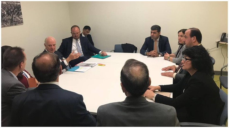 Opozîsyona Sûriyê li New Yorkê proseya siyasî gotûbêj dike 