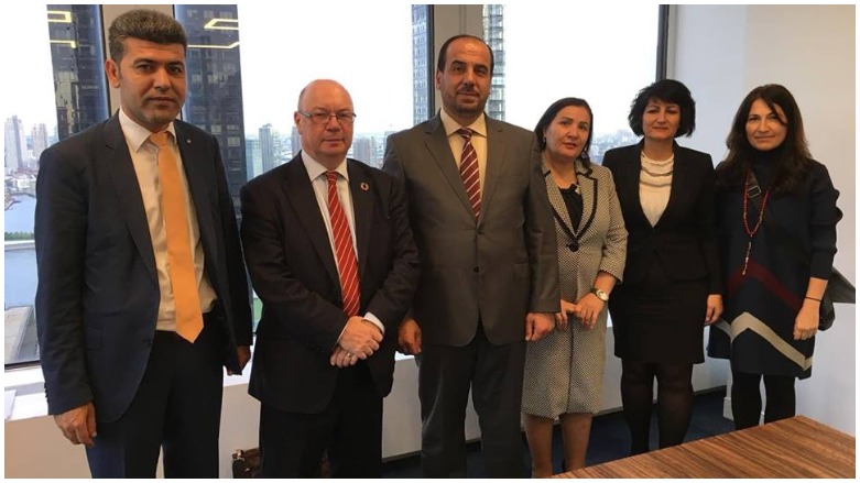 Opozîsyona Sûriyê li New Yorkê proseya siyasî gotûbêj dike 