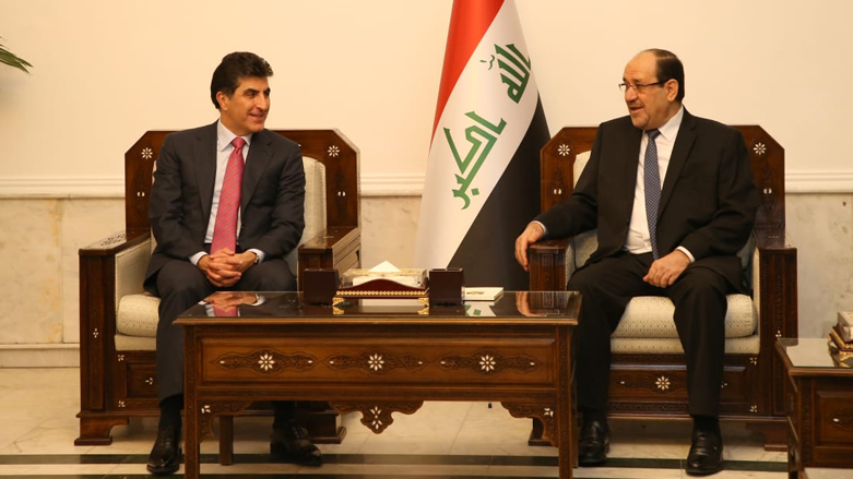 نيجيرفان بارزاني والمالكي يجتمعان في بغداد