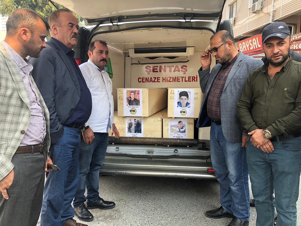 تەرمی چوار پەنابەر گەڕێندرایەوە باشووری کوردستان