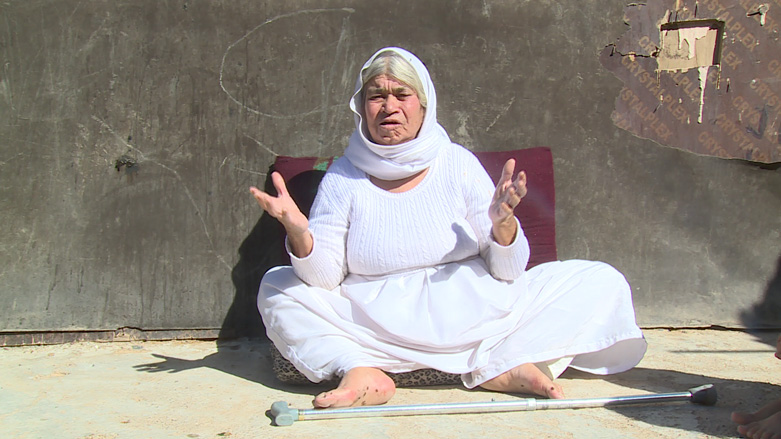  Khero Ido’s mother speaks to Kurdistan 24 about the treatment of Greek border guards, Oct. 30, 2018. (Photo: Kurdistan 24)