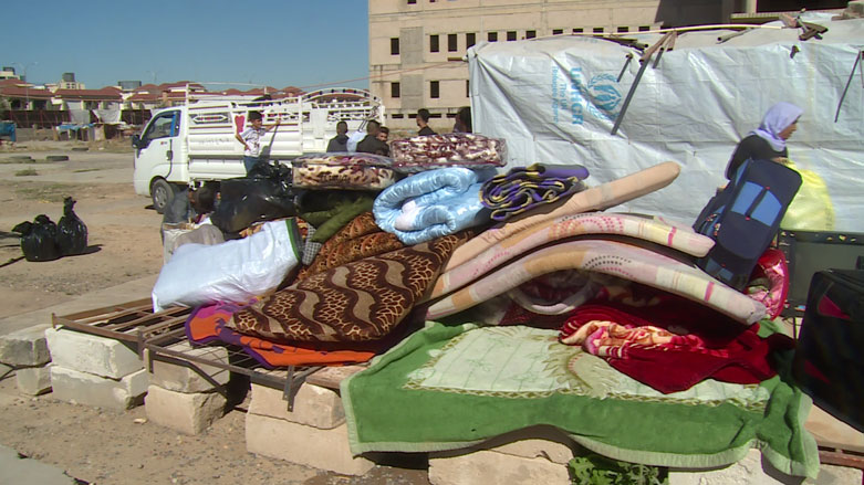 The 44 Ezidis live in an unfinished building in Erbil near Ainkawa, Oct. 30, 2018. (Photo: Kurdistan 24)