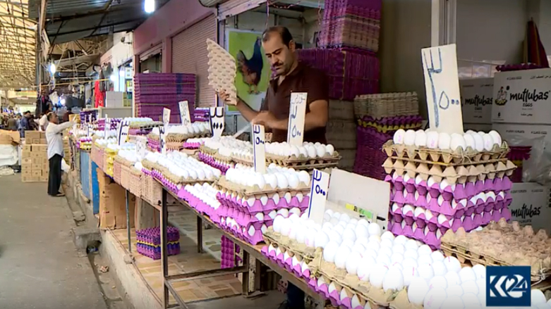 كوردستان هێلكه‌ی ناوخۆ ره‌وانه‌ی عێراق ده‌كات و هێلكه‌ی توركی هاورده‌ ده‌كات
