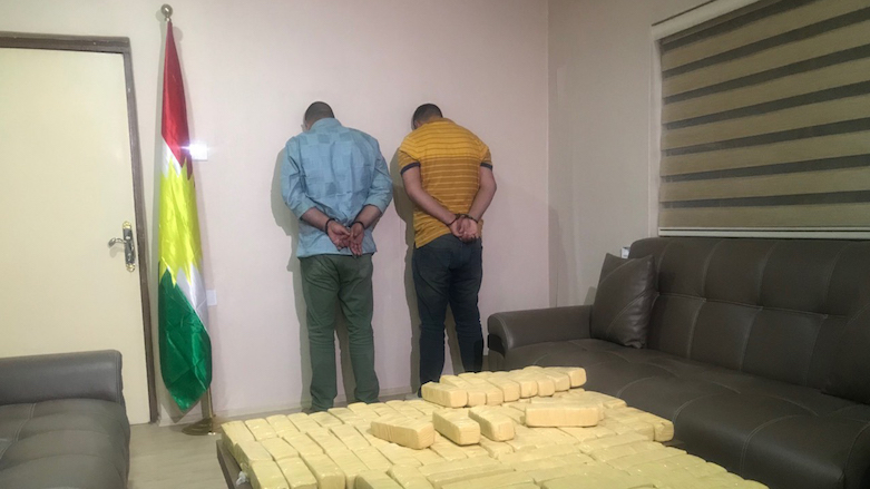 The two suspects planned to smuggle the drugs into Europe. (Photo: KRSC)