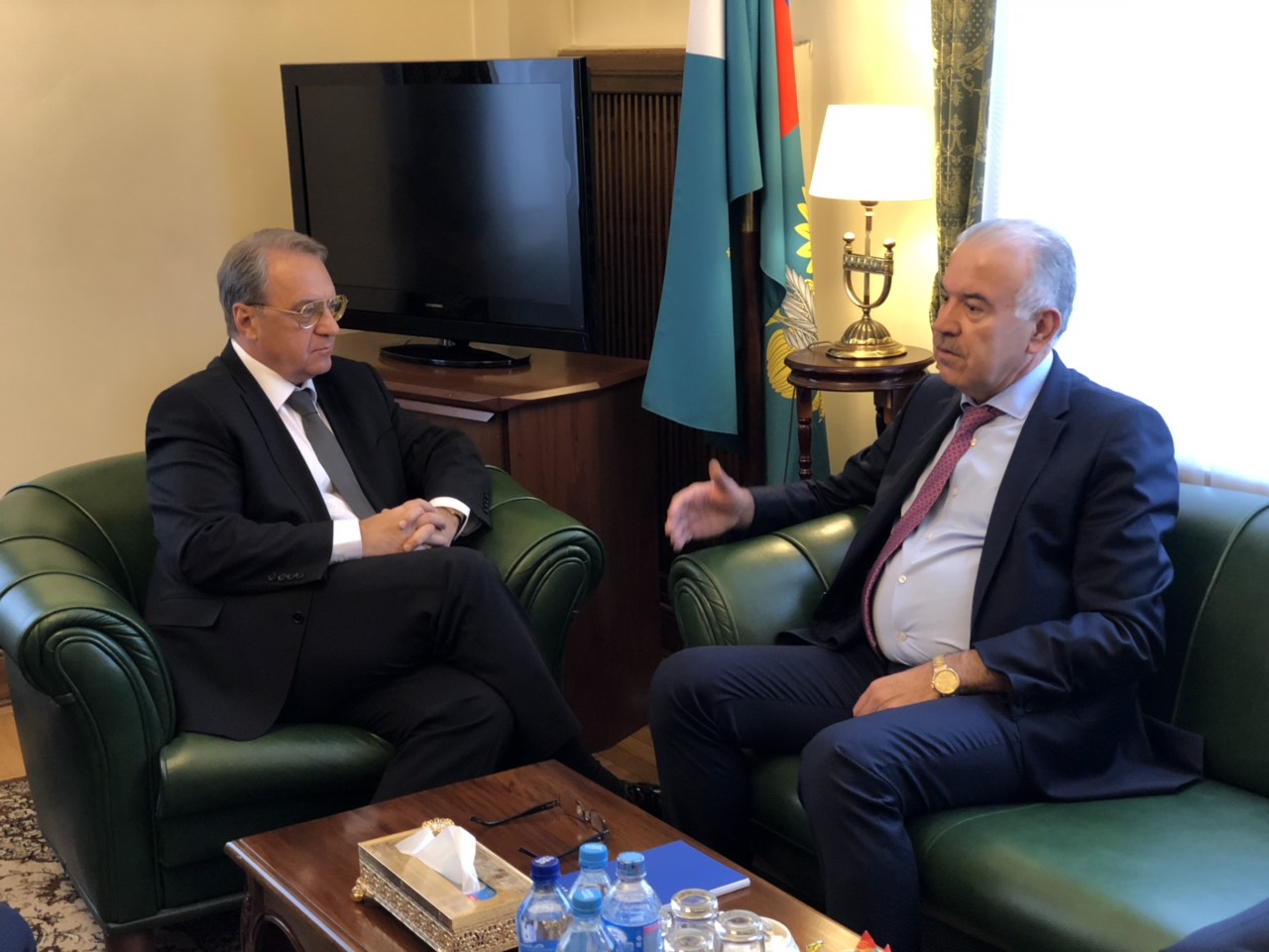 شاندێكی پارتی و نوێنه‌ری سه‌رۆكی رووسیا ره‌وشی سیاسی ناوچه‌كه‌ تاوتوێ ده‌كه‌ن