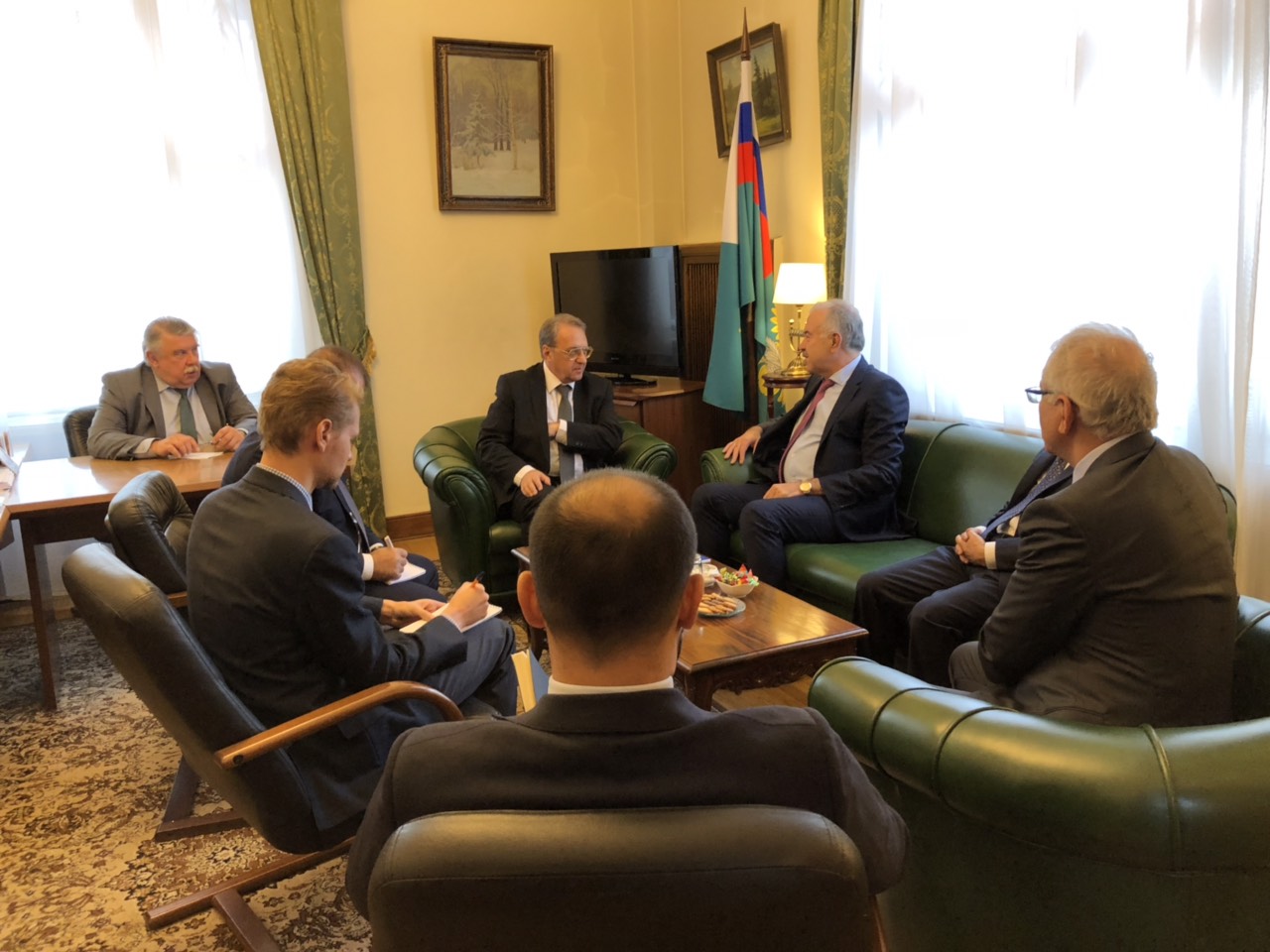 شاندێكی پارتی و نوێنه‌ری سه‌رۆكی رووسیا ره‌وشی سیاسی ناوچه‌كه‌ تاوتوێ ده‌كه‌ن