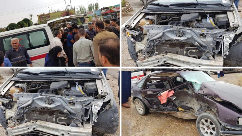 به‌هۆی پێكدادانی دوو ئۆتۆمبێل هاووڵاتییه‌ك گیانی له‌ده‌ستدا 