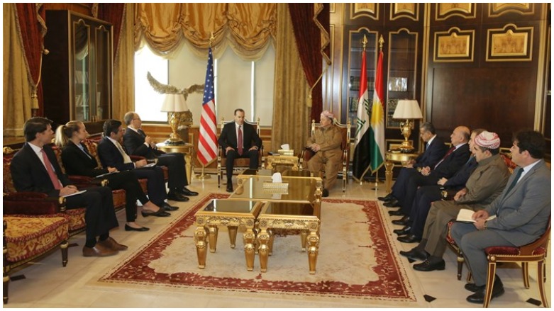 Serok Barzanî û Mcgurk pêkanîna Hikûmeta nû ya Iraqê gotûbêj dikin 