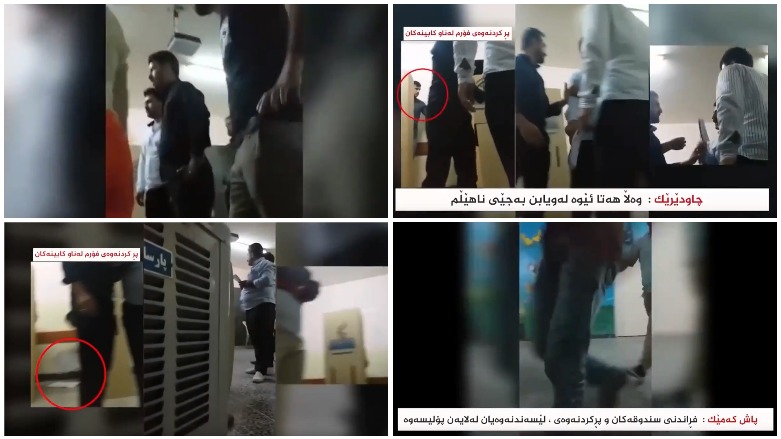 ڤیدیۆی هەڵکوتانە سەر بنکەیەکی دەنگدان لە سلێمانی بڵاودەکرێتەوە