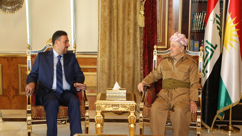 Serok Barzanî û şandeke Sunnî dawîn pêşhatên Iraqê gotûbêj dikin 
