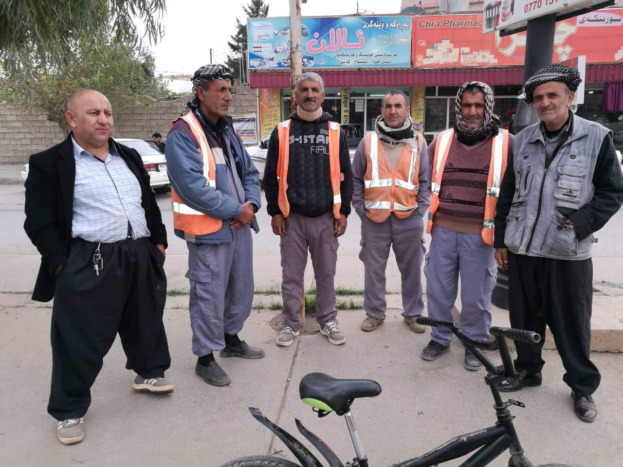 ژمارەیەك كرێكار لە دەڤەری راپەڕین خۆپێشاندان دەكەن