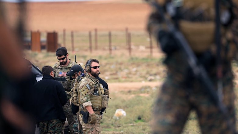 American troops patrol near the Turkish border in Hasakah, Syria, Nov. 4, 2018. (Photo: Reuters/Rodi Said)