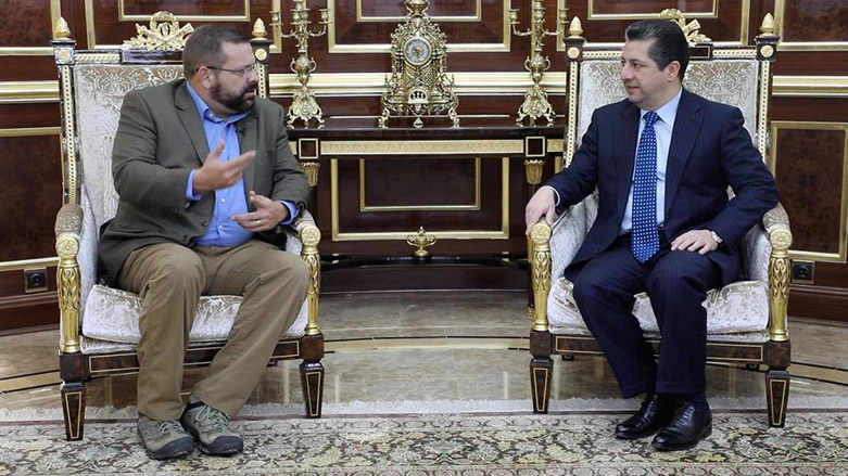 US Rep. Thomas Garrett met with Masrour Barzani, Chancellor of the Kurdistan Region Security Council (KRSC) in Erbil, Nov. 18, 2018. (Photo: KRSC)