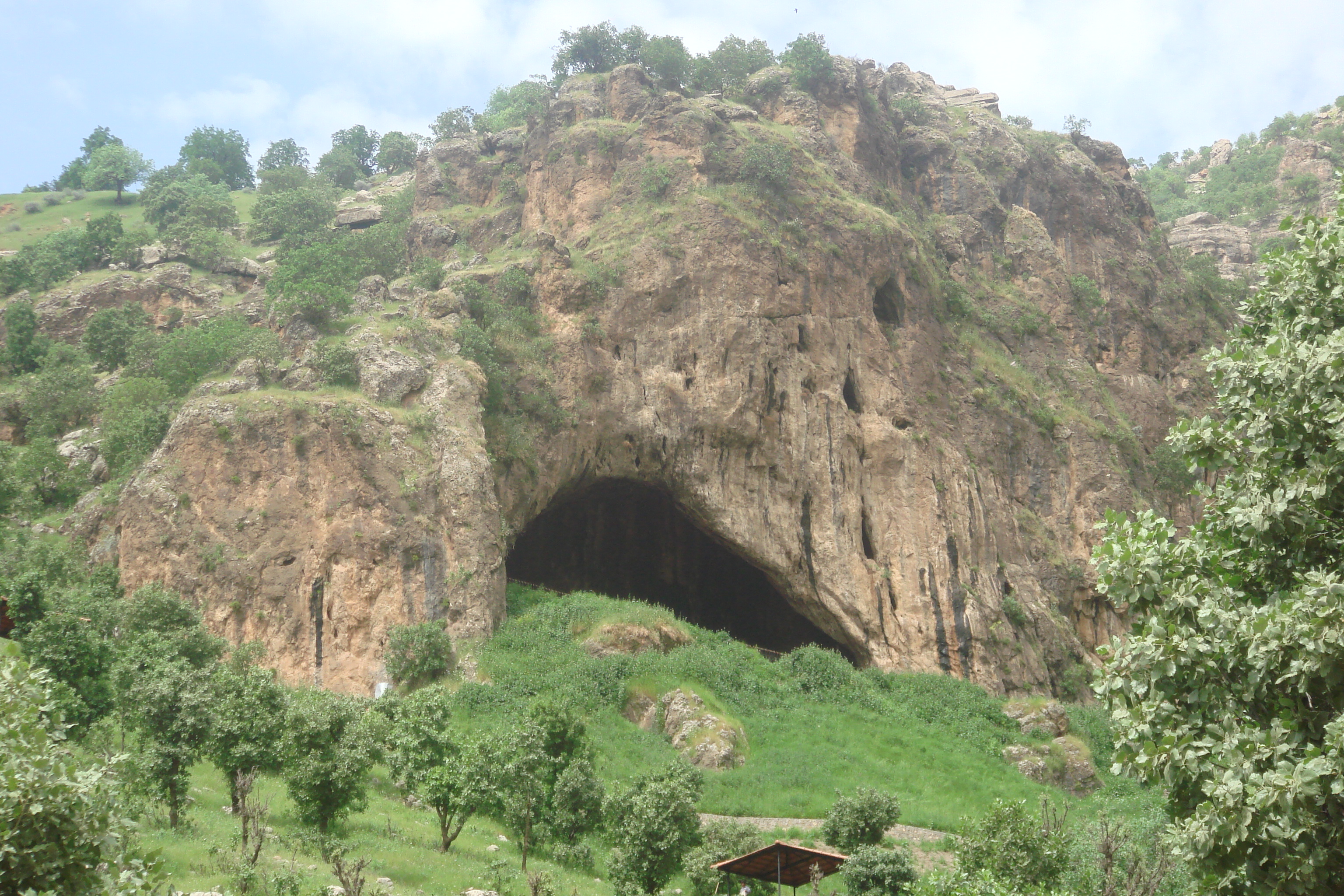 غار شانه‌در در اقلیم کردستان