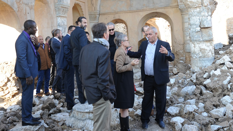 بالصور | فريق اممي يبحث ترميم موقعين يرمزان لتاريخ كركوك