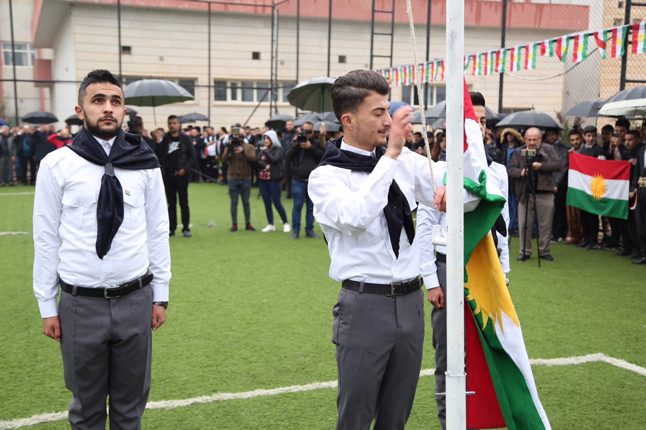 روز پرچم کردستان با مراسم‌های باشکوهی برگزار شد