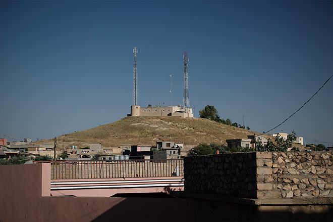 Iraqi Army fort overlooking Baadre. (Photo: Levi Clancy) 