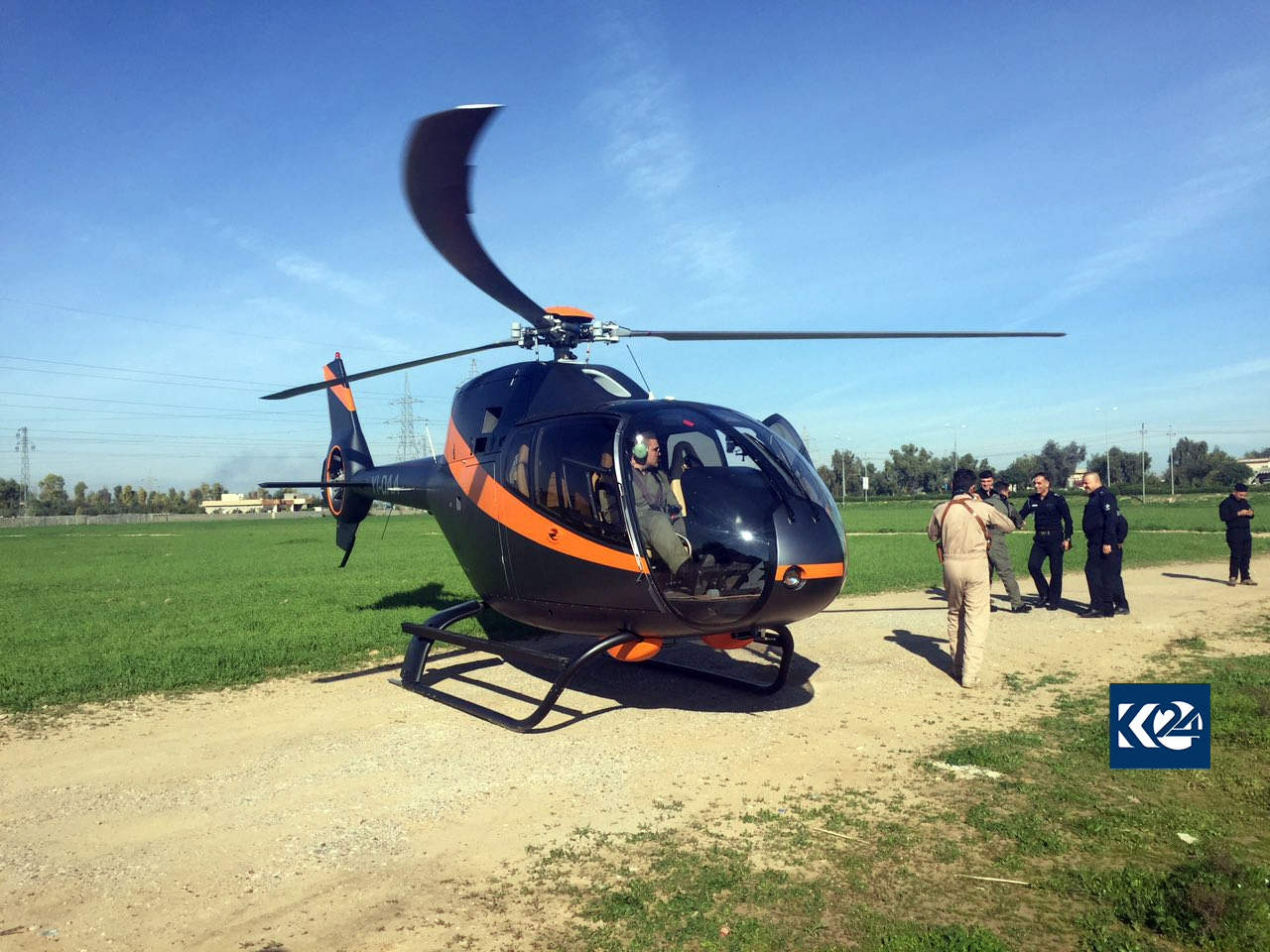 مەترسی لافاو ھێلیكۆپتەر دەگەیەنێتە گەرمیان