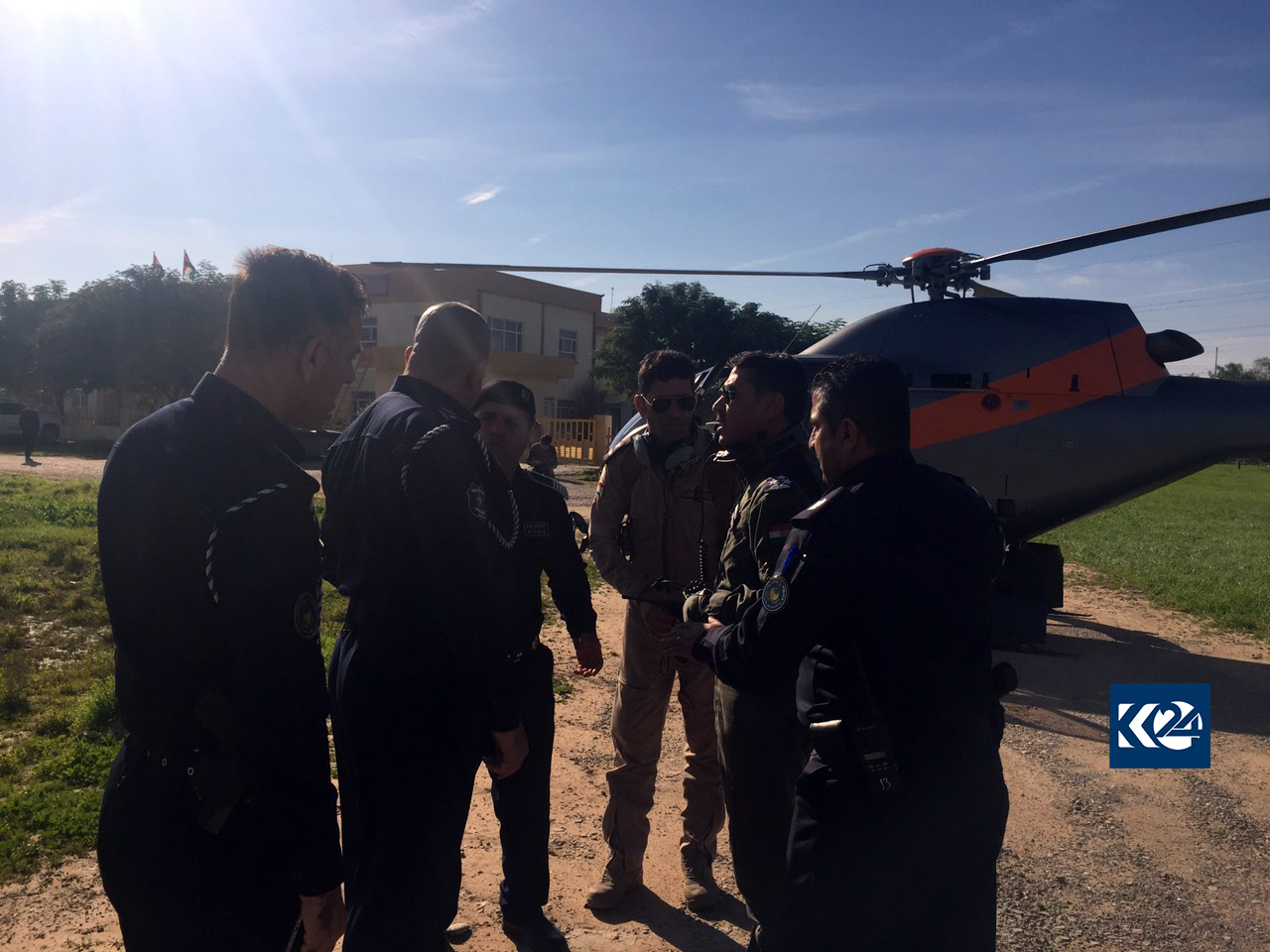 مەترسی لافاو ھێلیكۆپتەر دەگەیەنێتە گەرمیان