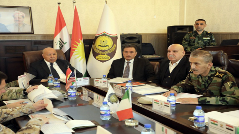 وەزارەتی پێشمەرگە و ھاوپەیمانان جموجۆڵەكانی داعش تاوتوێ دەكەن