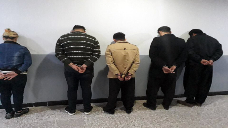 پێنج تۆمەتبار دەستگیر كران