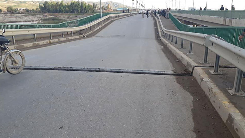 به‌وێنه‌.. رێگه‌ی نێوان كه‌ركووك ـ به‌غدا داخرا