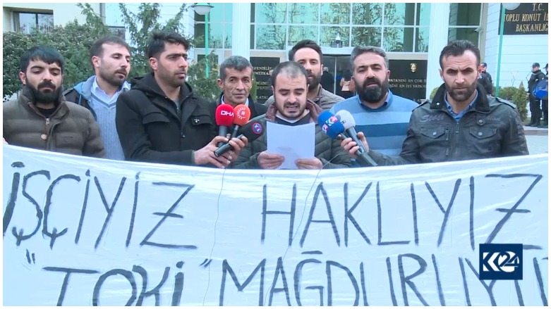 Karkerên Kurd li Enqereyê doza mûçeyên xwe dikin