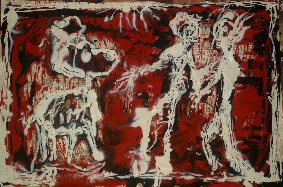 Em di rengekî yan tabloyekê de li xwe digerin